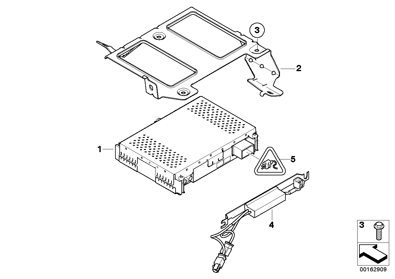 BMW 65159115189 Bracket Iboc-Tuner