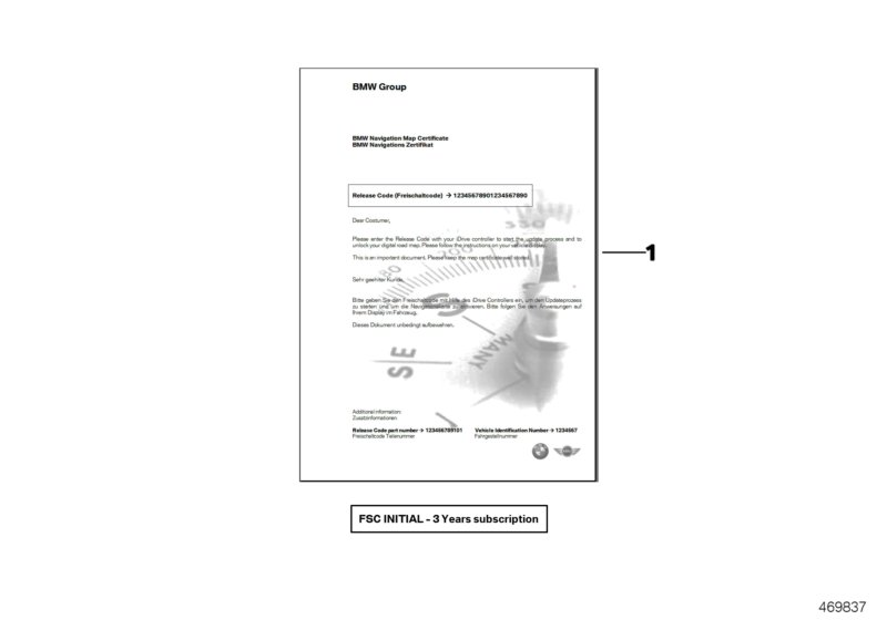 BMW 65902410342 Code Hu-B-Navigator Card/Map Nthamericainitial