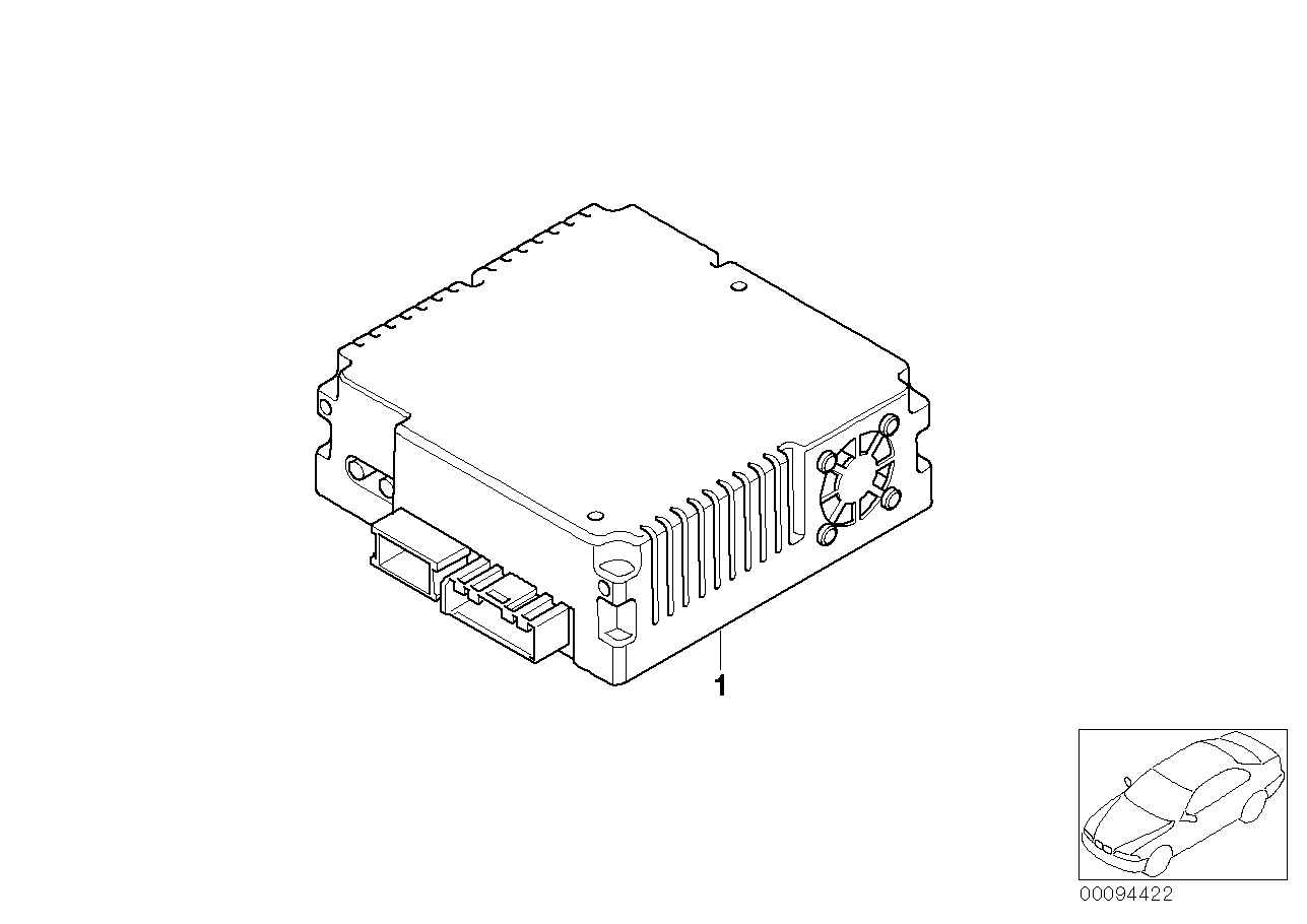 BMW 65509131965 Video Module