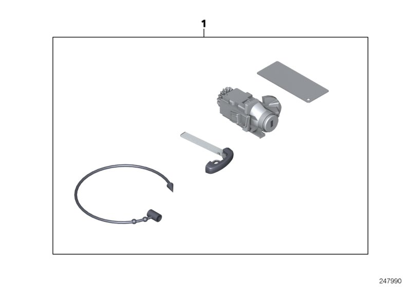 BMW 51217322316 Unified Locking, Mechanical