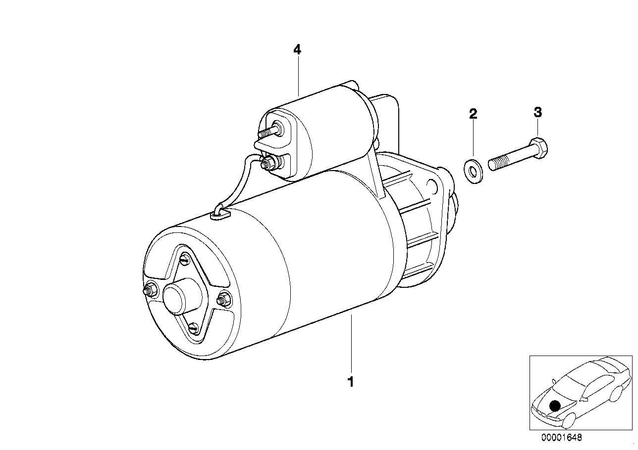 BMW 12411740374 Starter