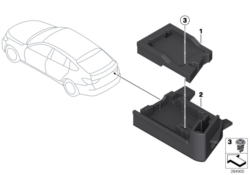 BMW 61359280191 Equipment Insert