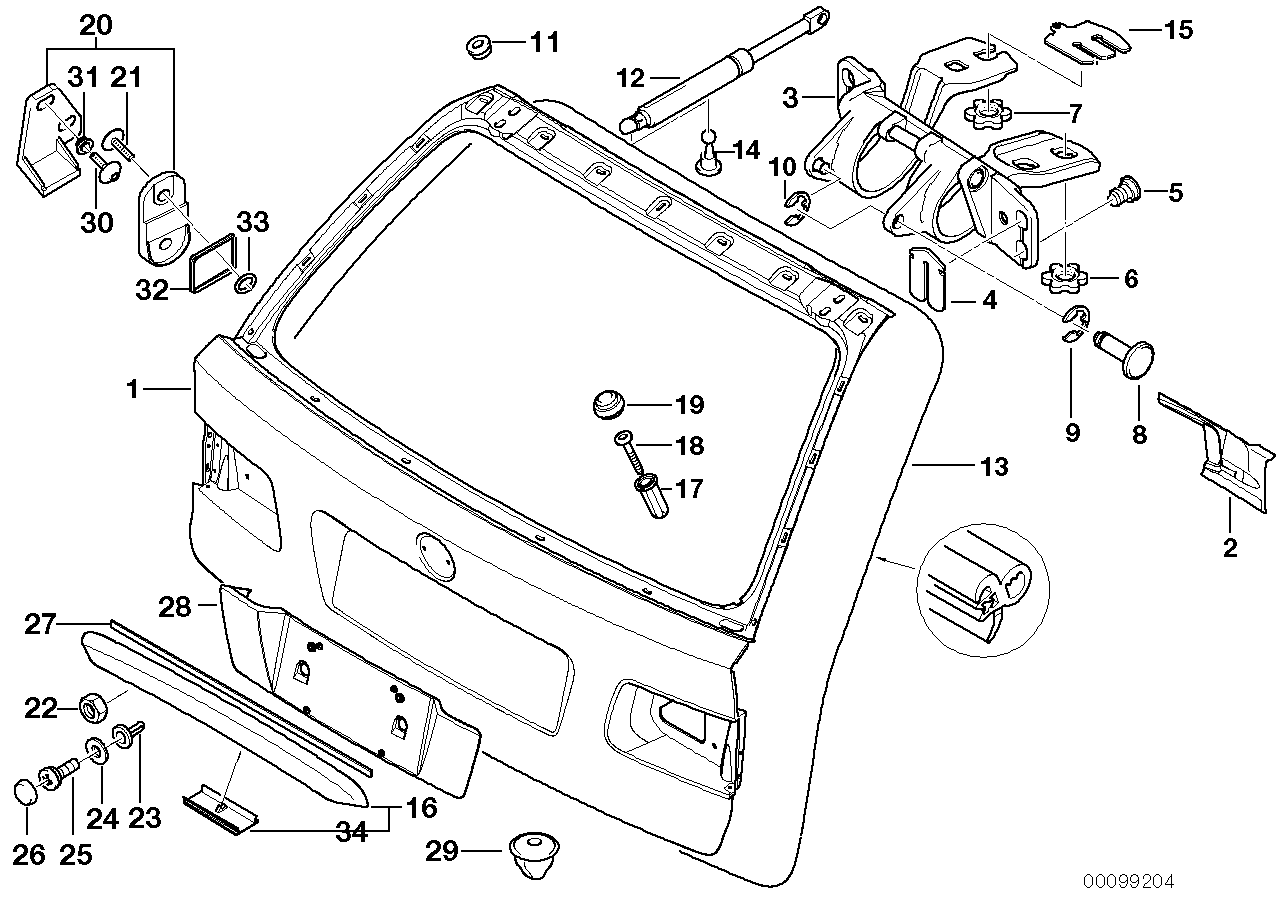 BMW 51248205062 Pin