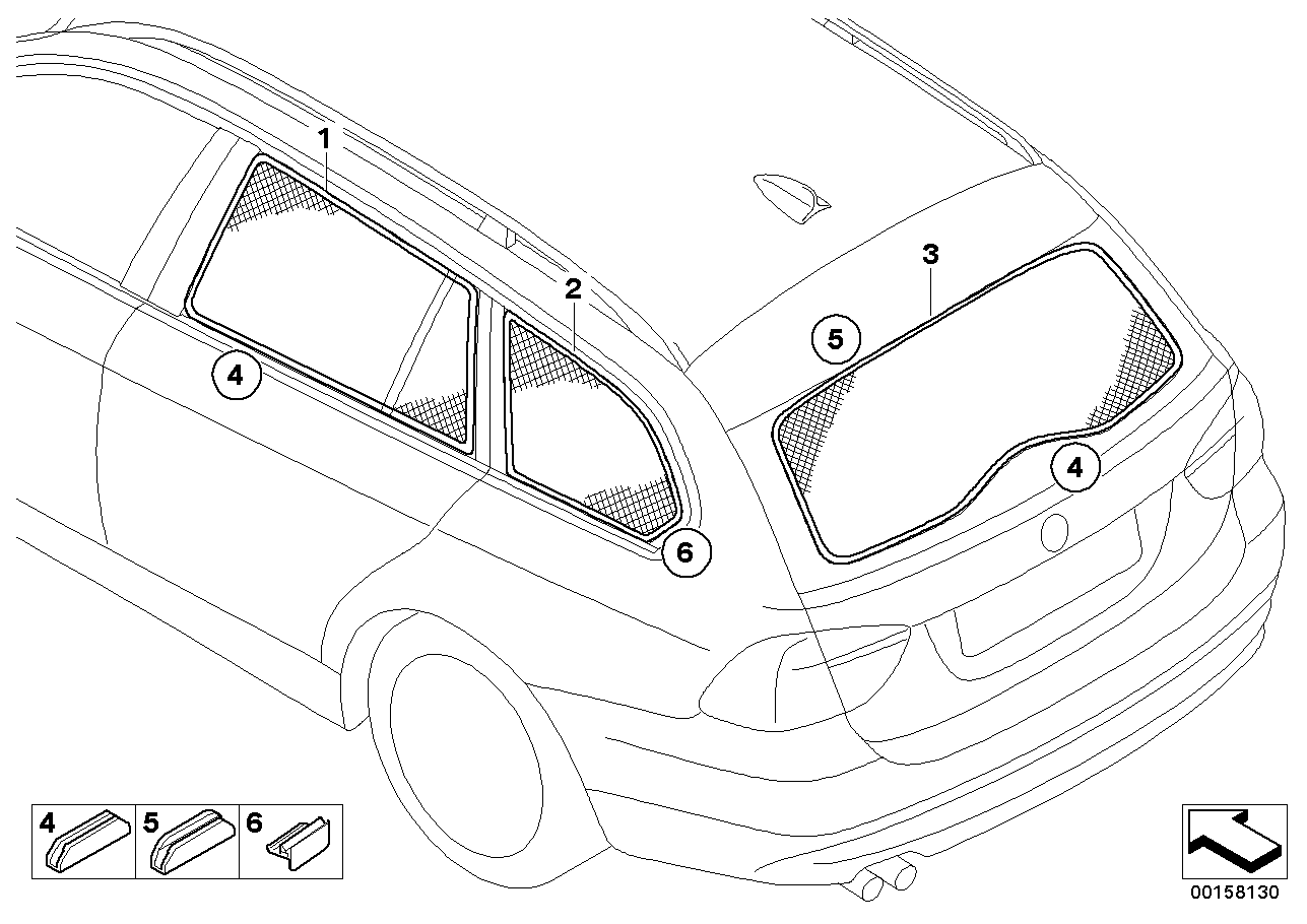 BMW 51460412111 L-Bracket