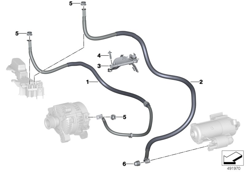 BMW 12428484346 METAL BRACKET