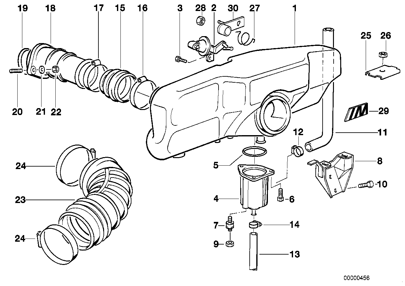 BMW 13541312300 Funnel