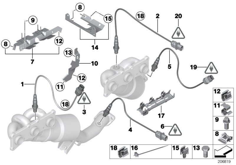 BMW 12521744075 Cable Socket Round Female