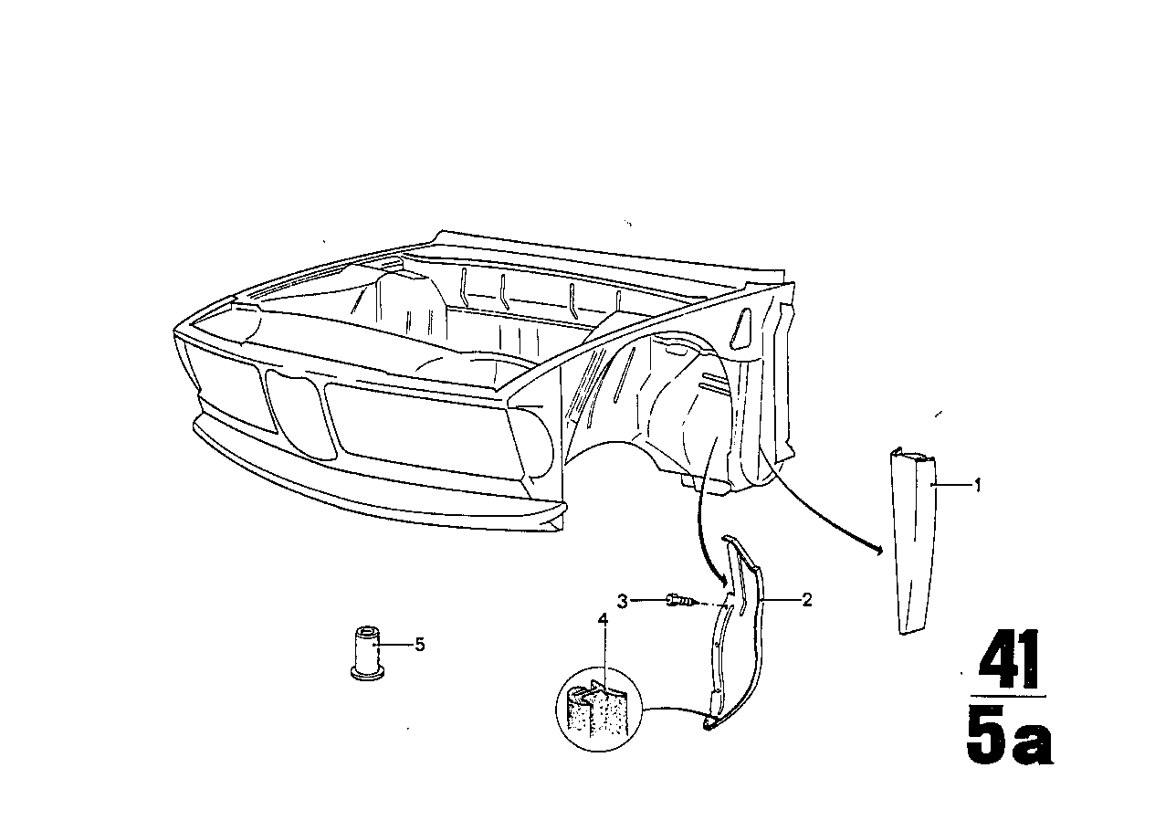 BMW 41141813687 Covering Plate