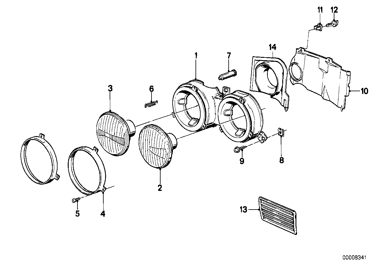 BMW 51711965241 Covering Left