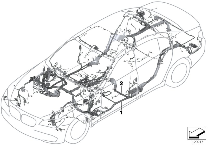 BMW 61119144792 Main Wiring Harness