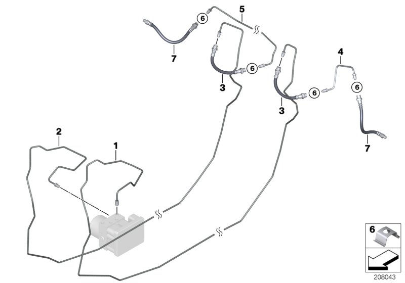 BMW 34326853527 Pipe