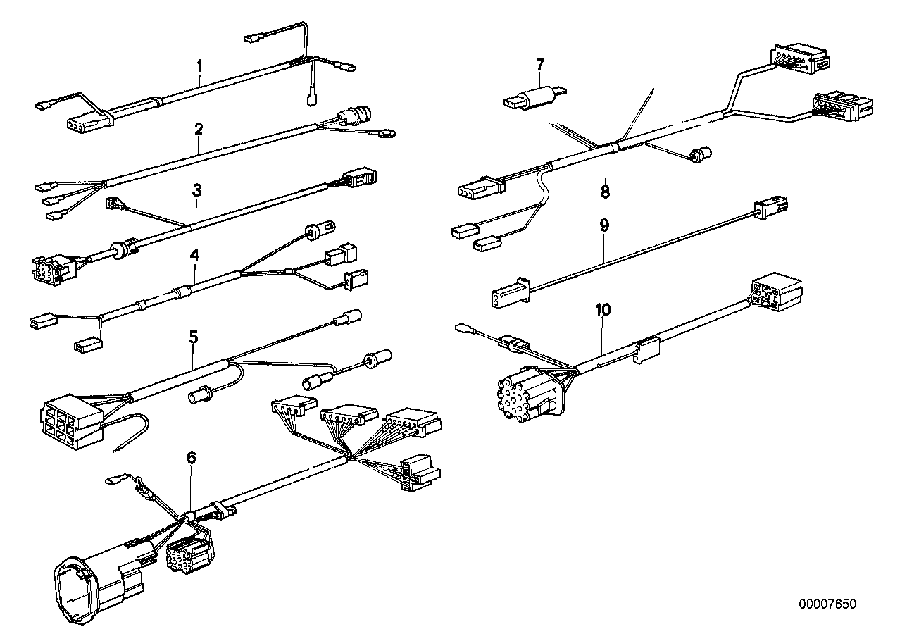 BMW 61121385851 Wiring Comfort Connection