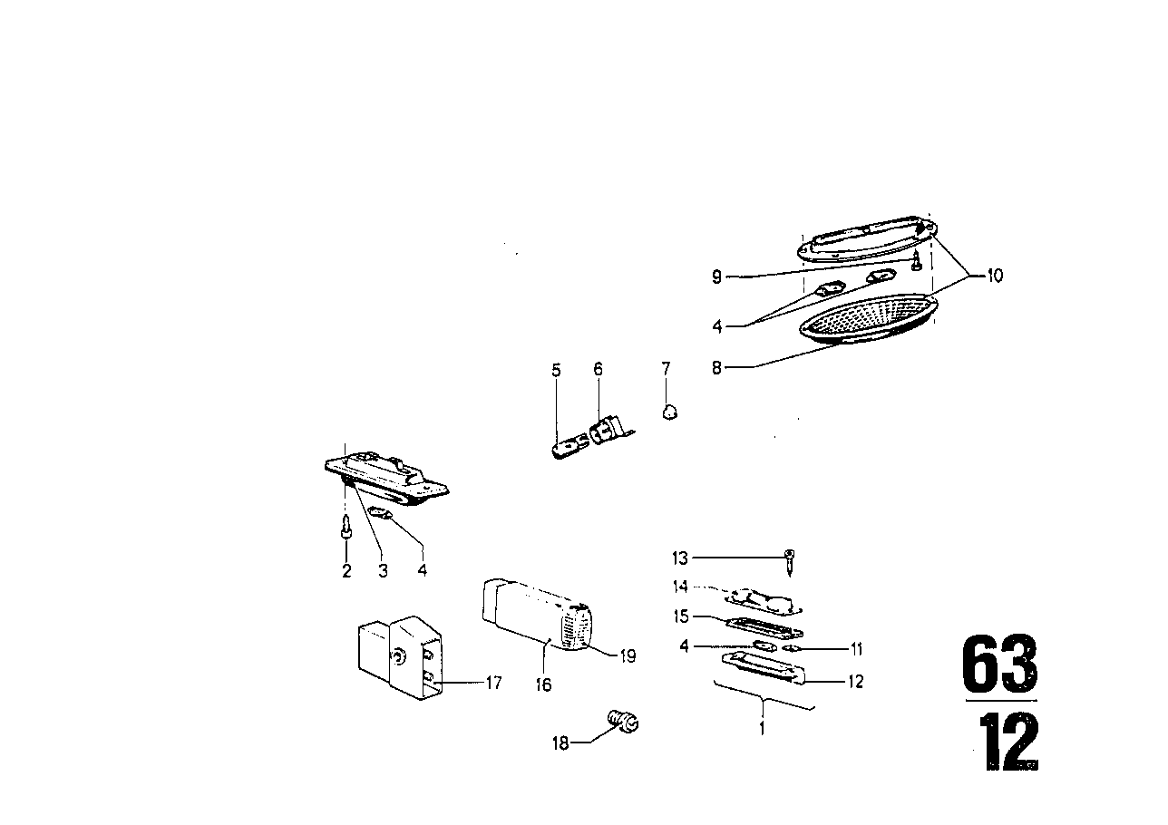 BMW 61131355486 Plug Terminal For Hand Lamp