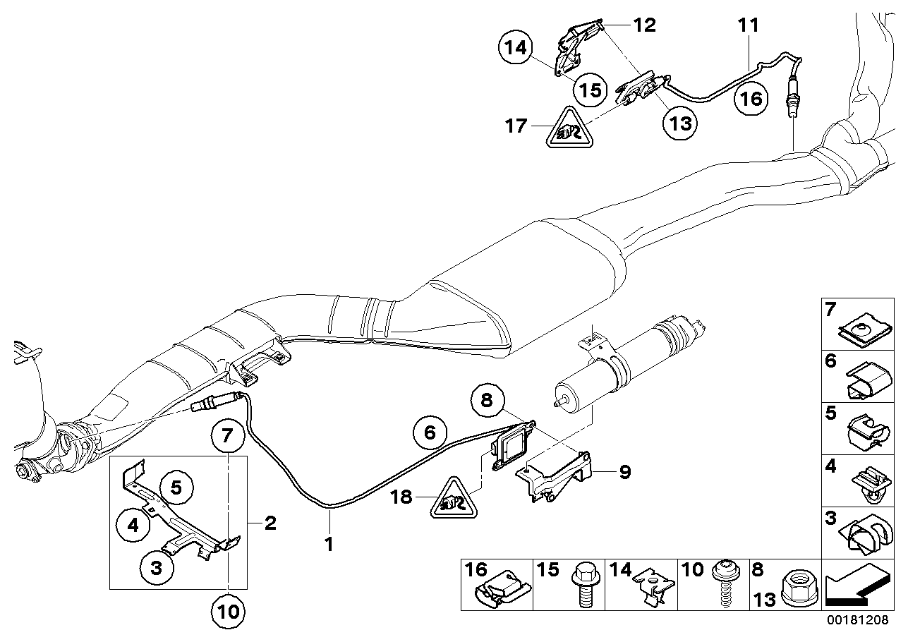 BMW 13627810904 Bracket For.Sensor