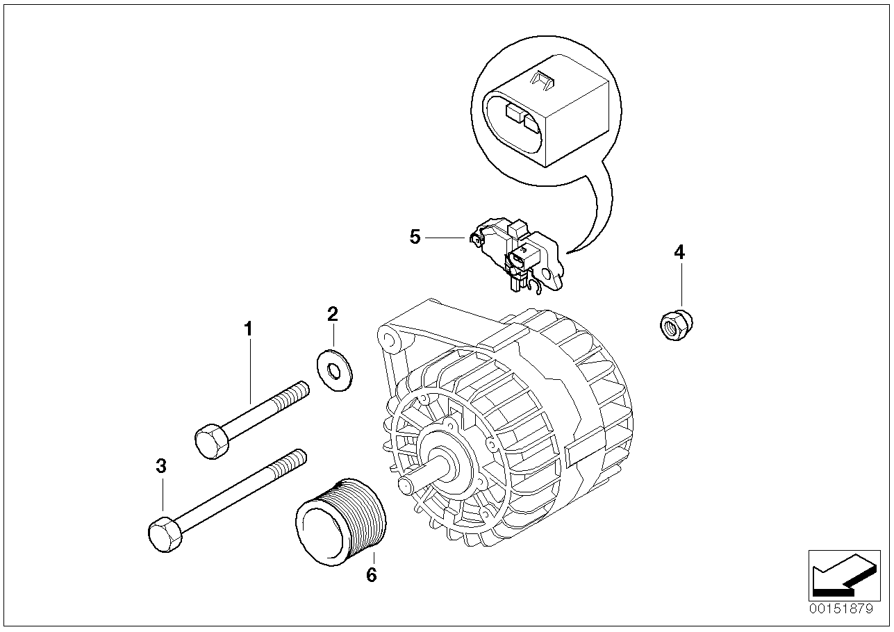 BMW 07119905297 Hex Bolt