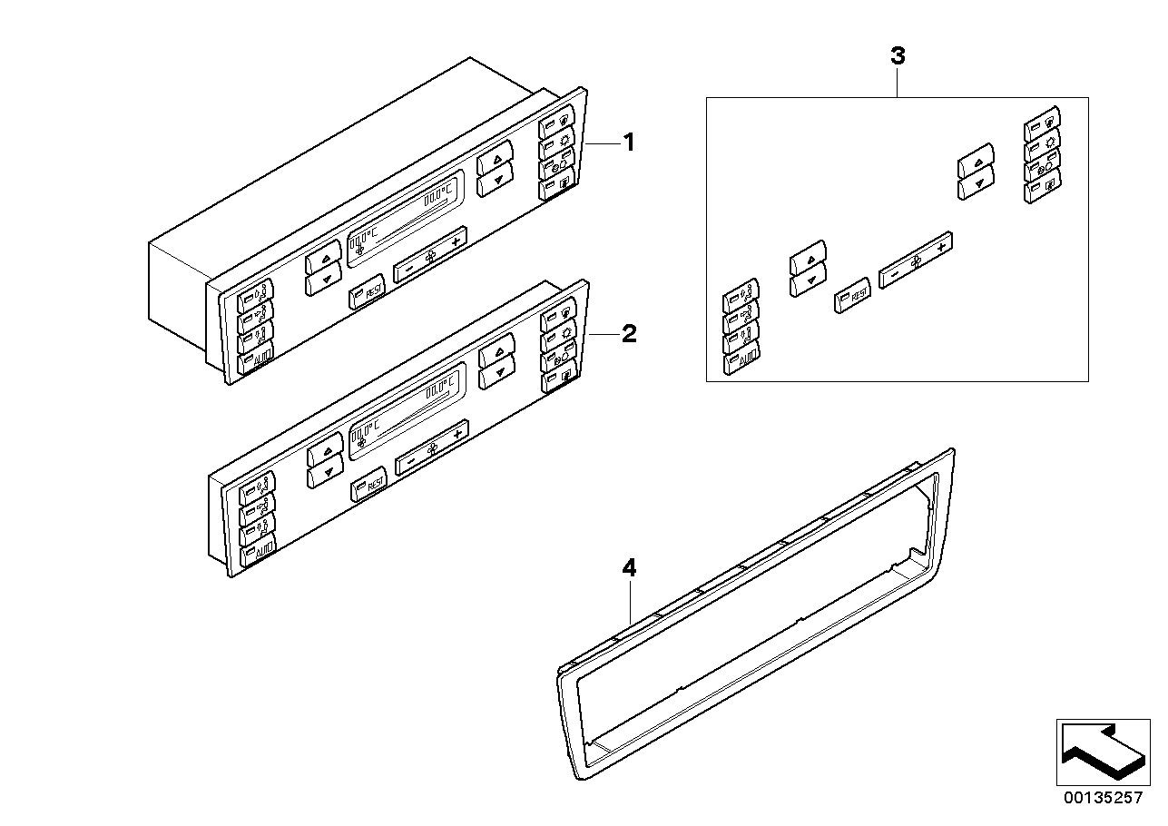 BMW 64116915812 Set Caps