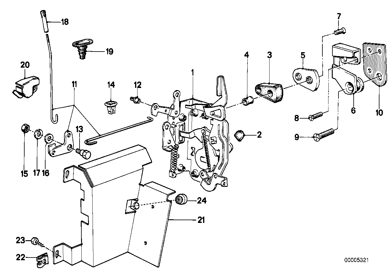 BMW 51211874709 Plate