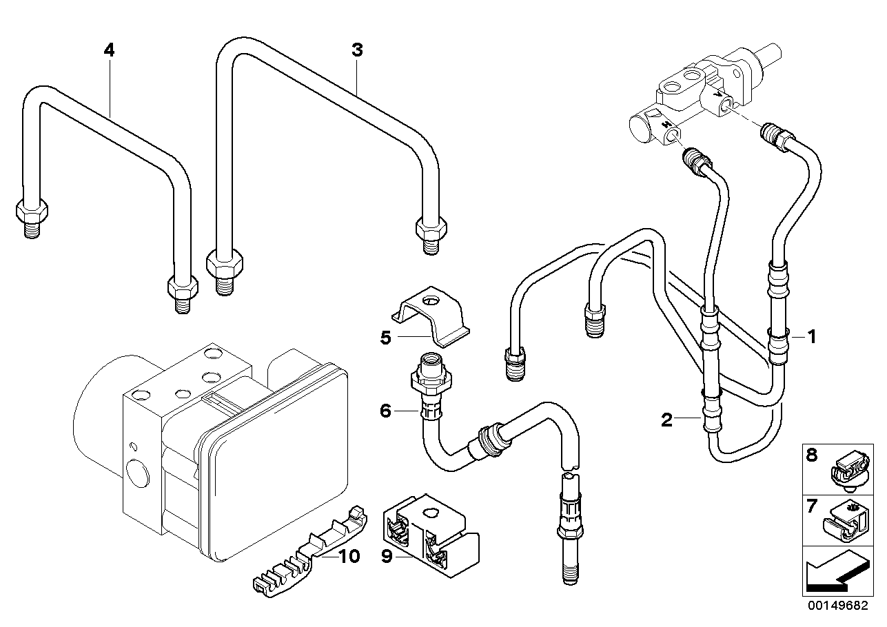 BMW 34326774346 Pipe