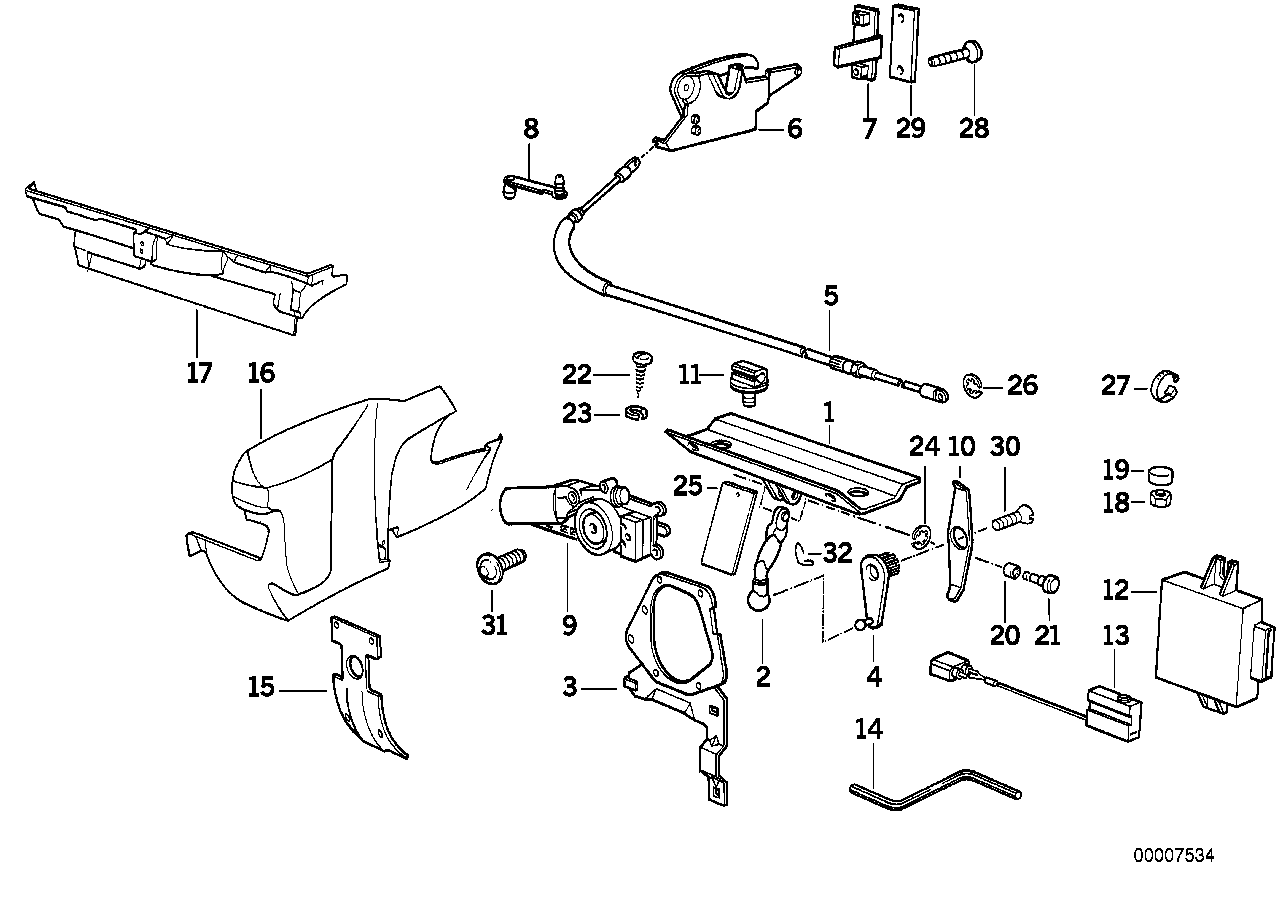 BMW 51258106959 Holder