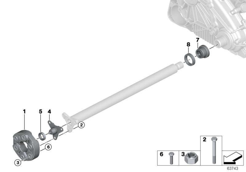 BMW 26201227191 Centering Flange