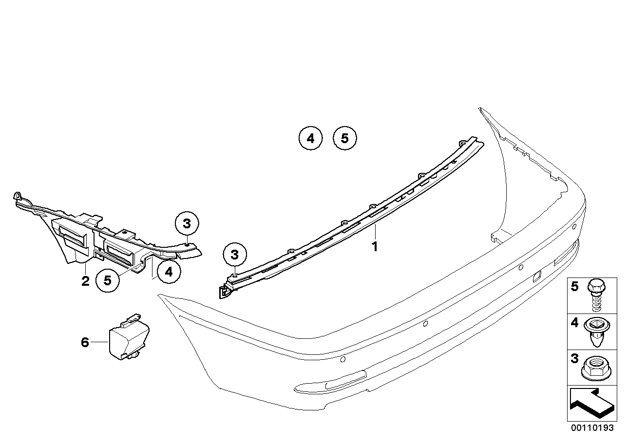 BMW 51127065482 Guide Right