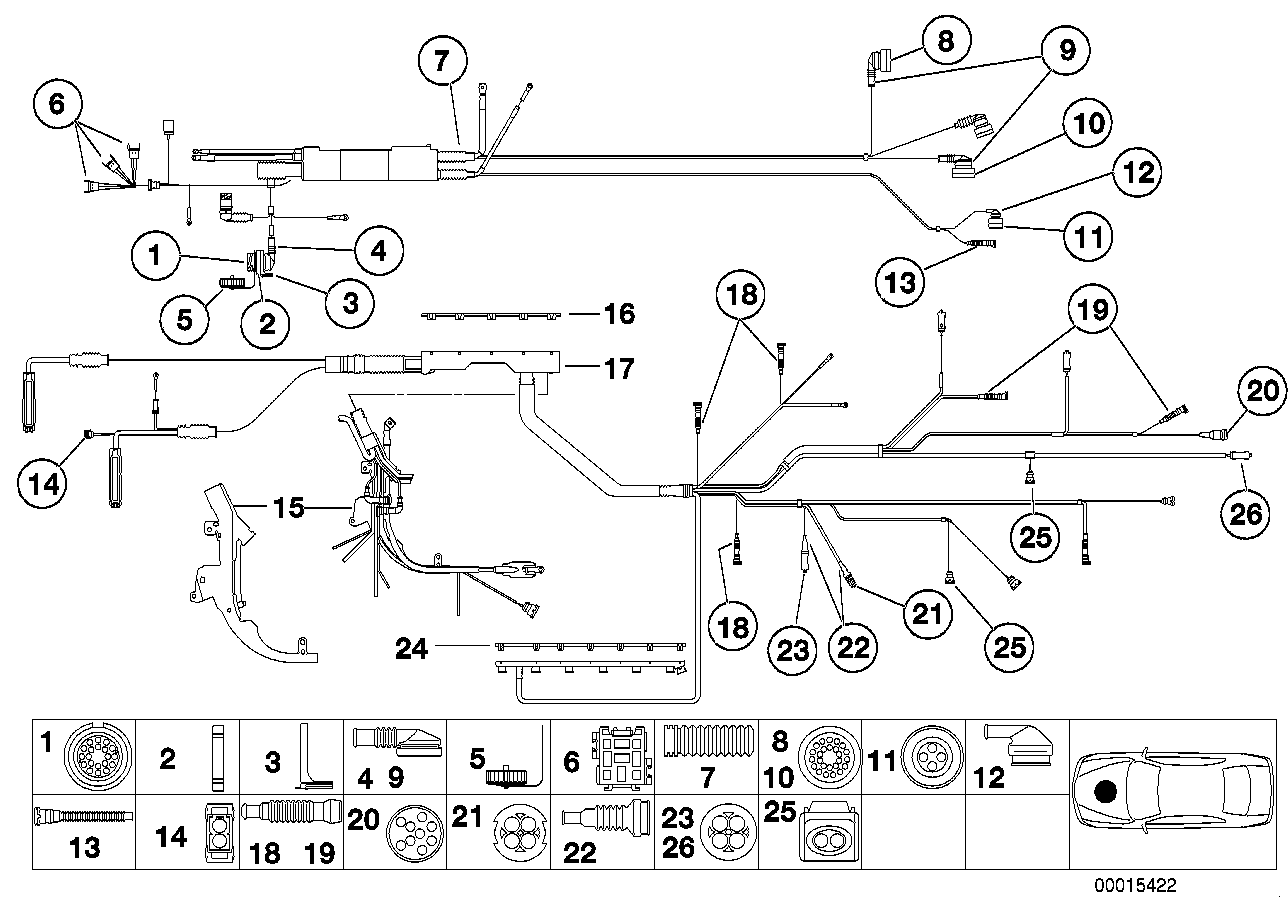 BMW 12521703570 Plug Housing