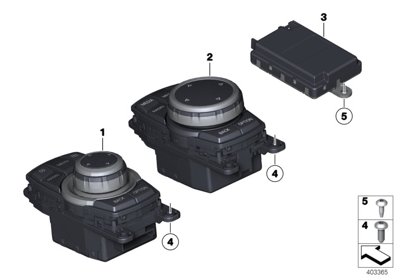 BMW 65829347471 CONTROL UNIT CONTROLLER TOUC