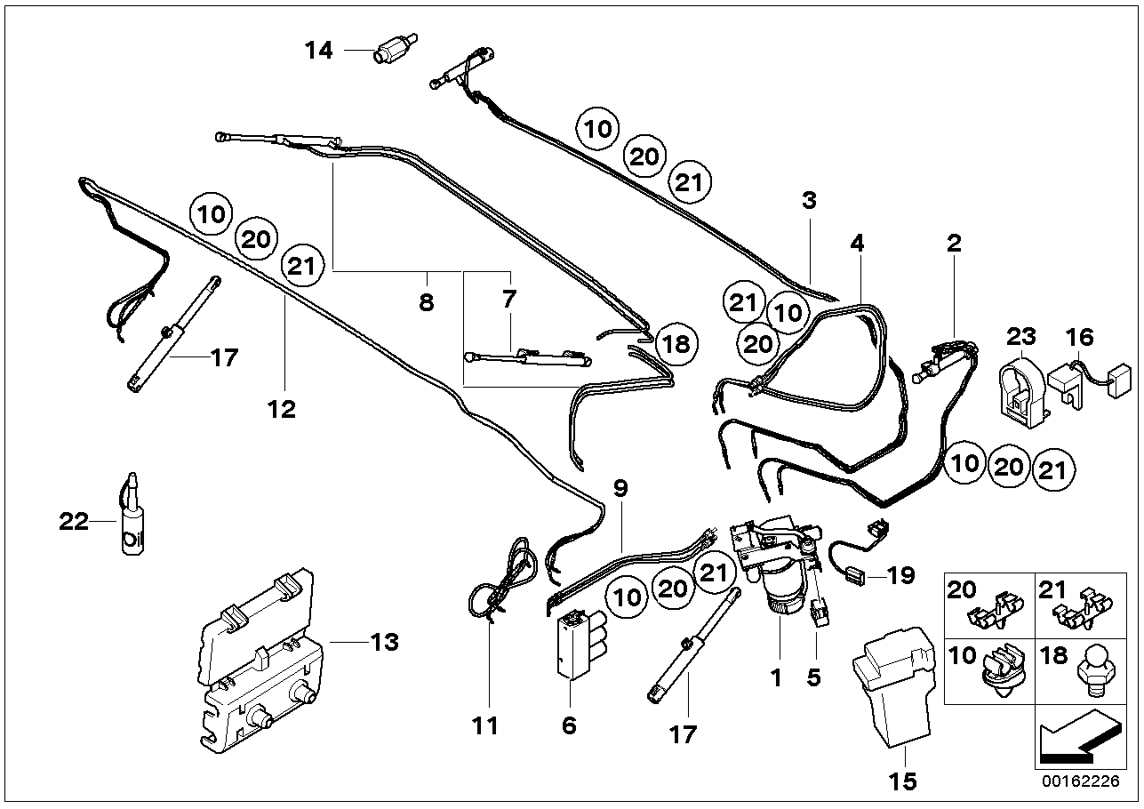 BMW 54347043558 Hall Sensor