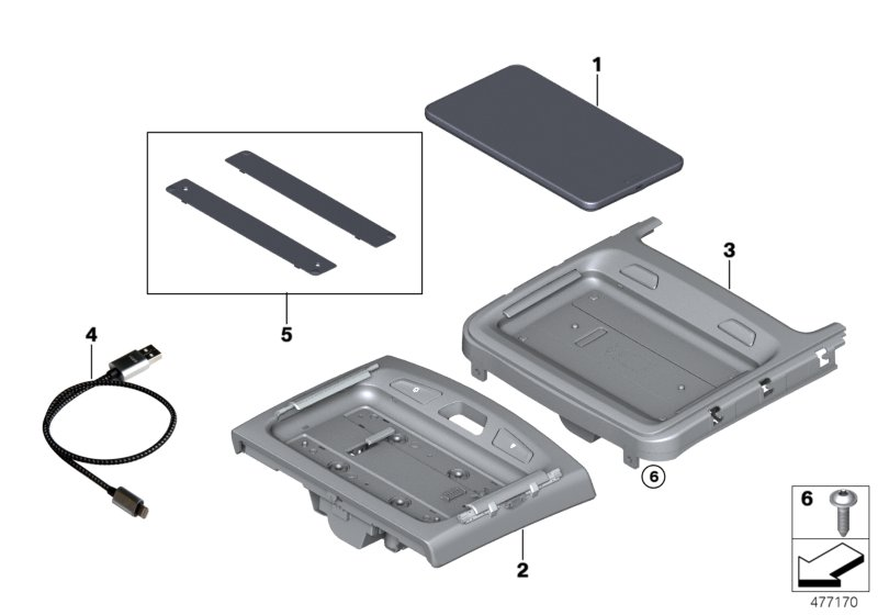 BMW 84109399287 Tablet With Cover