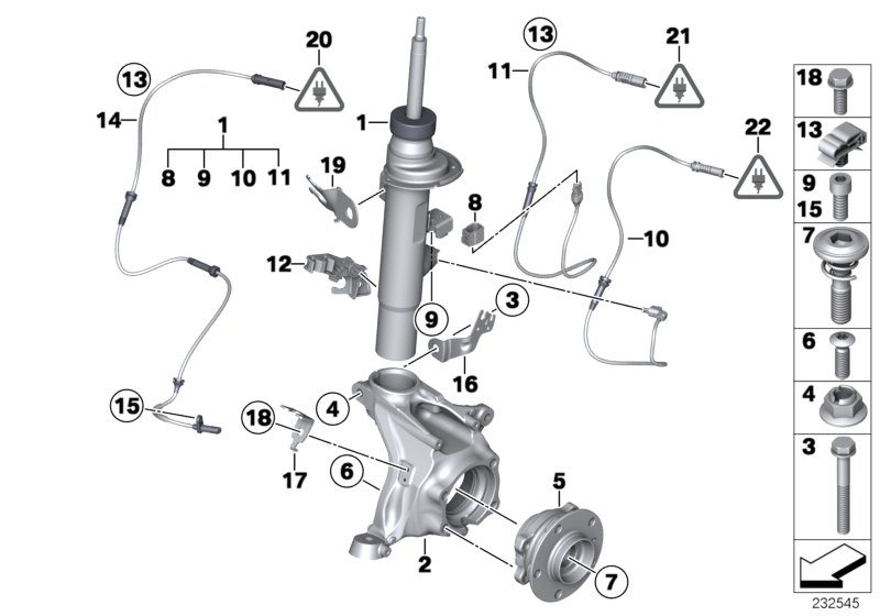 BMW 37146787739 Bracket, Left