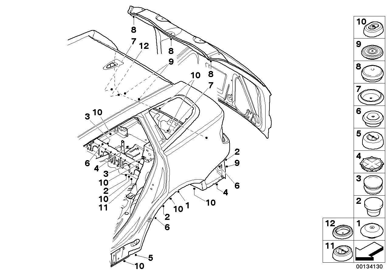 BMW 51713412343 Plug