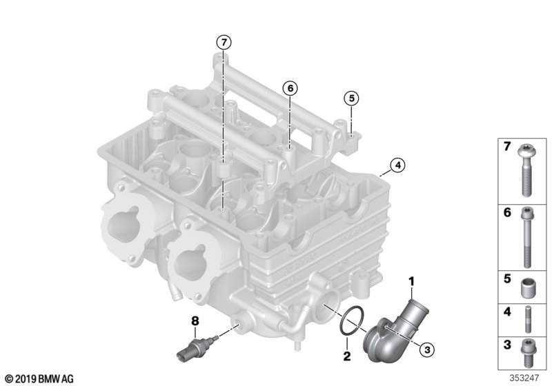 BMW 07129905890 Isa Screw