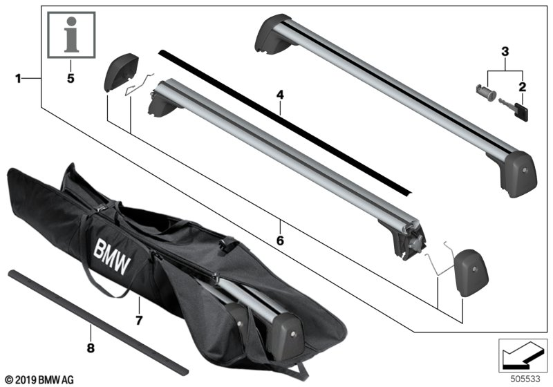 BMW 01292461895 MOUNTING INFORMATION