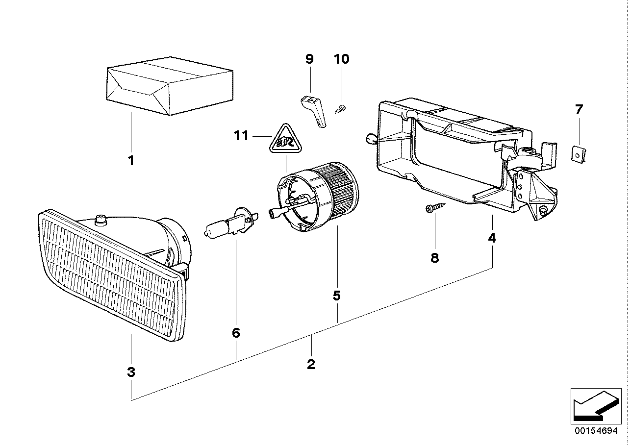 BMW 63128357401 Covering Cap