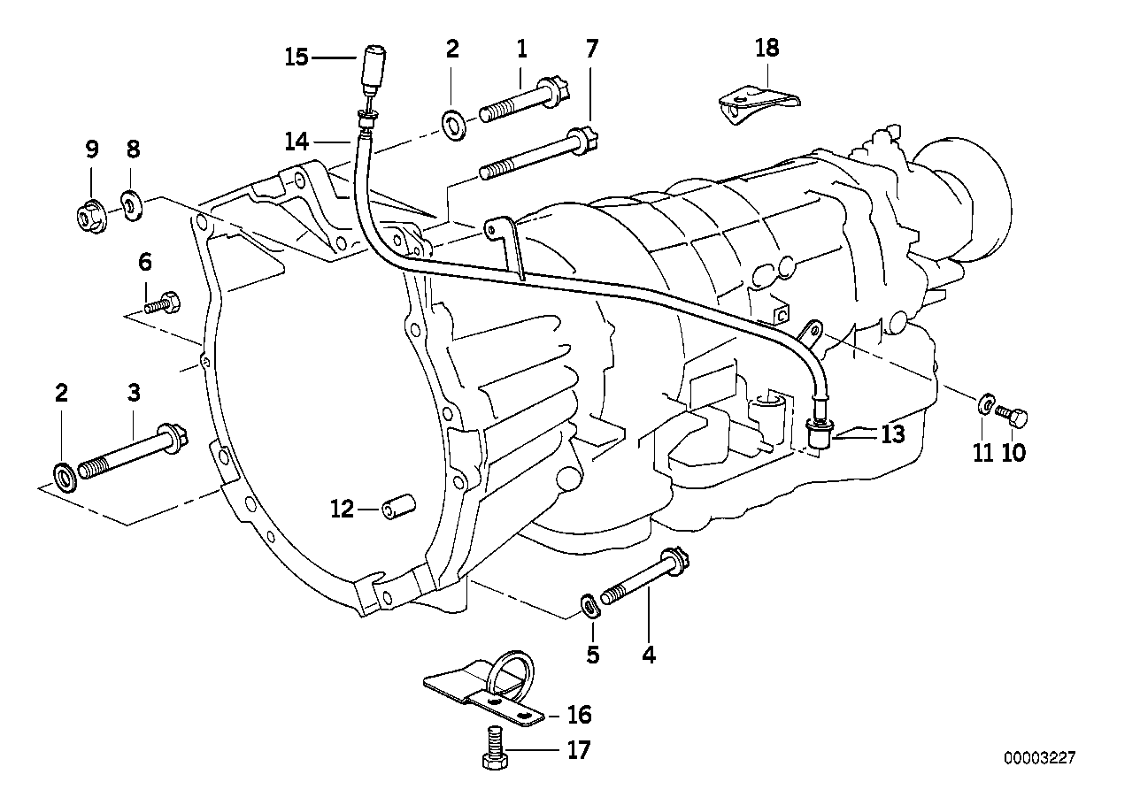 BMW 12521734310 Lambda-Probe Bracket