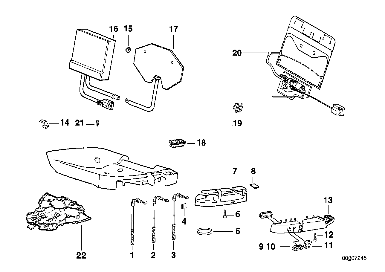 BMW 61138353575 Clip