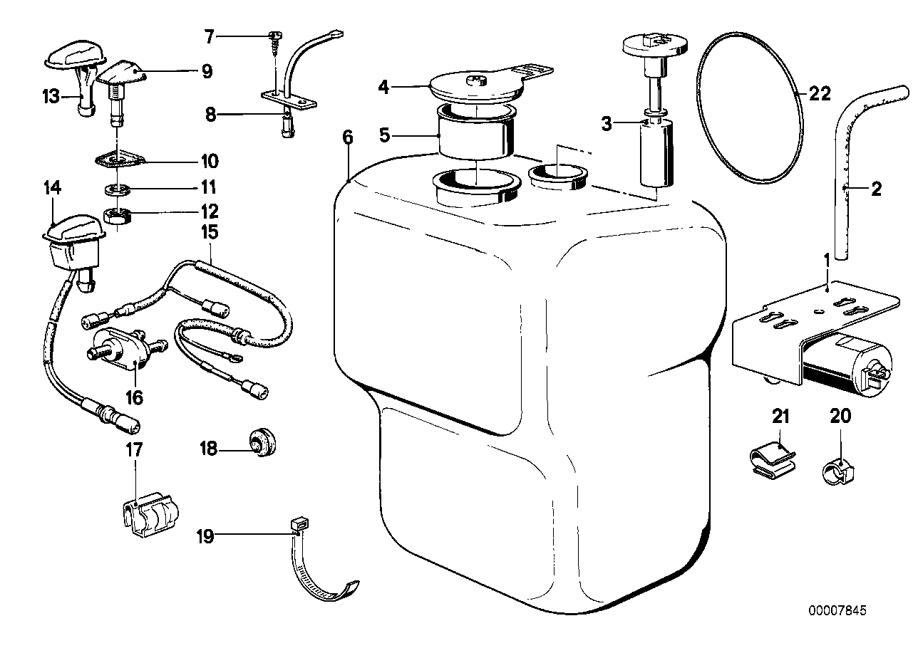 BMW 61661354822 Spray Nozzle