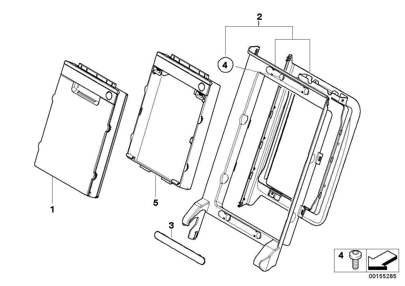 BMW 52209129493 Oddments Tray