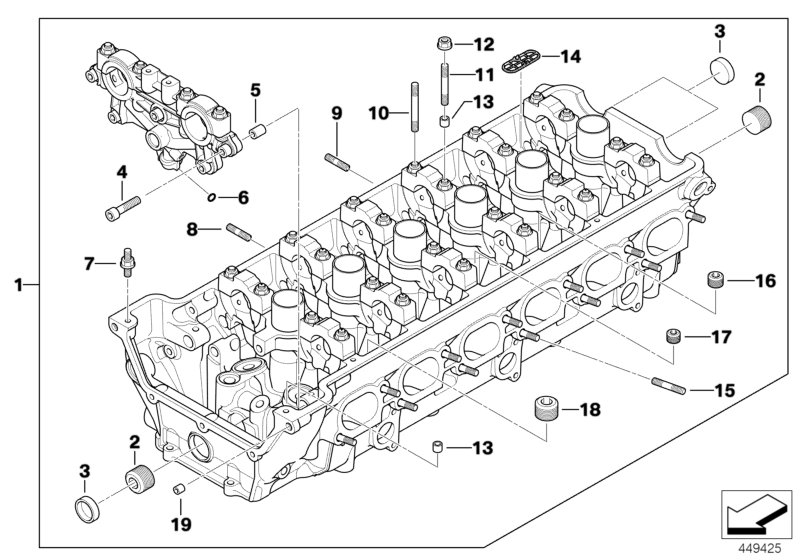 BMW 11127830858 Dowel