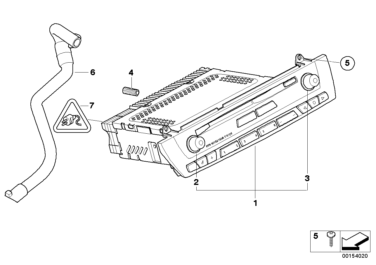 BMW 65129118826 Exchange Cid Control, Md