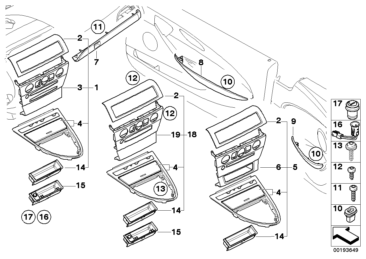 BMW 51167048909 Fillister Head Self-Tapping Screw