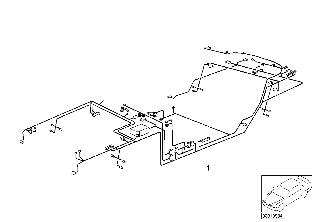 BMW 61116933827 Main Wiring Harness