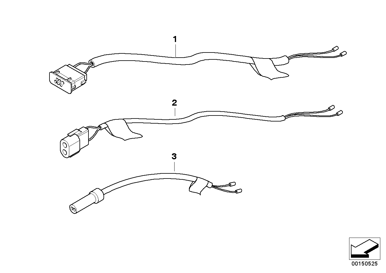 BMW 61126988910 Repair.Set, Ride-Height Sensor, Rear Right