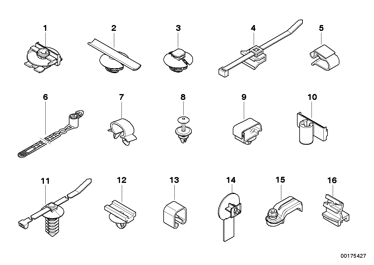 BMW 61136930031 Plug-In Connection Bracket