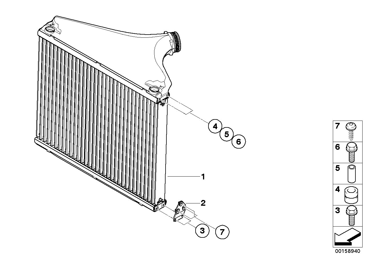 BMW 17517966268 Charge-Air Cooler