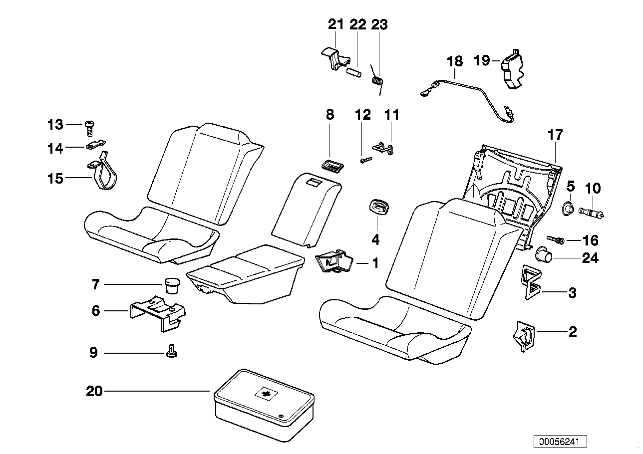 BMW 52208164701 Lever Cover