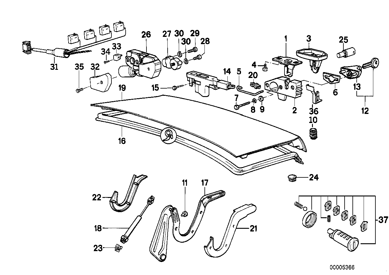 BMW 51241390552 Wiring Set