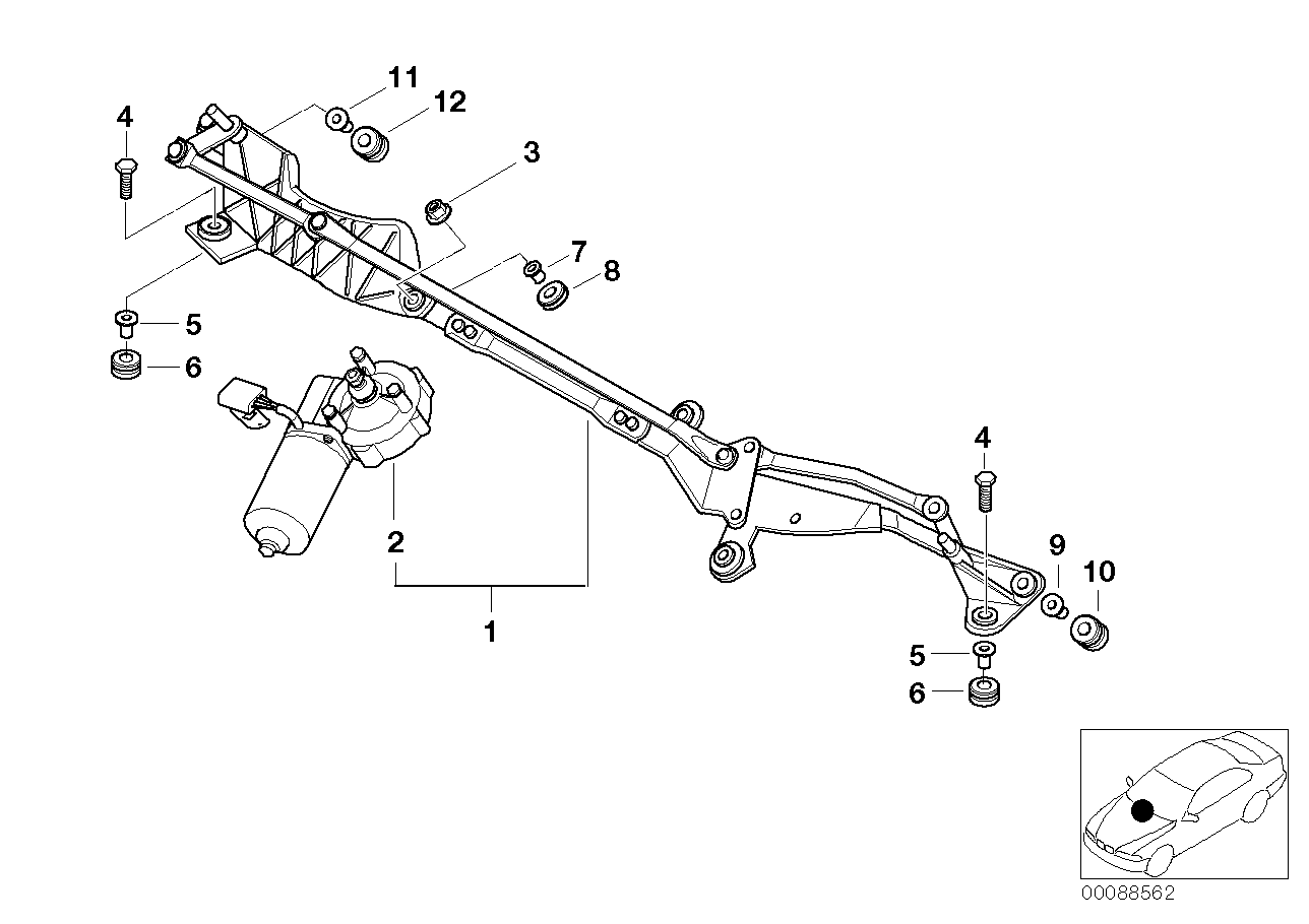 BMW 61618247297 Bearing Sleeve