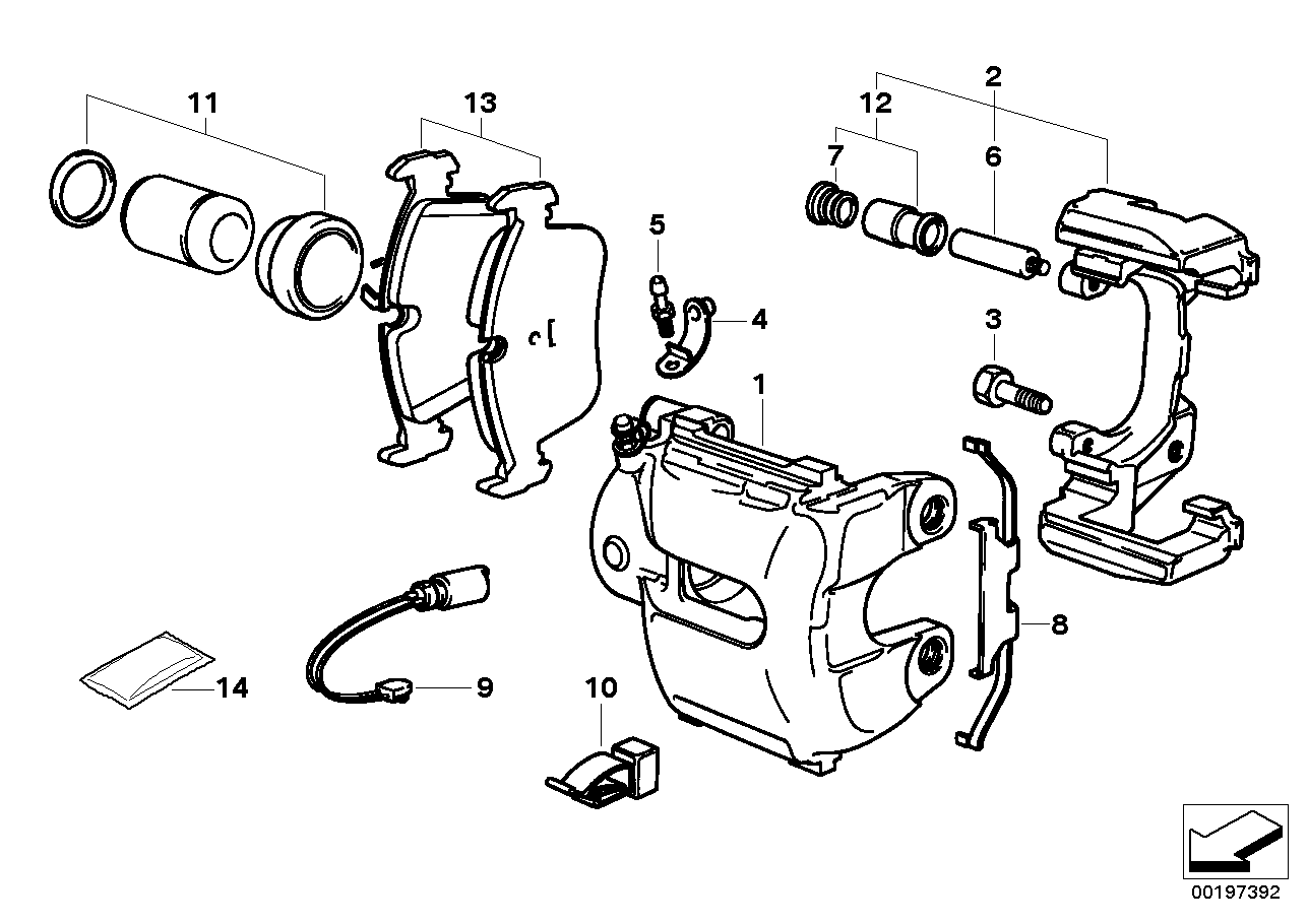 BMW 34111160348 Clip