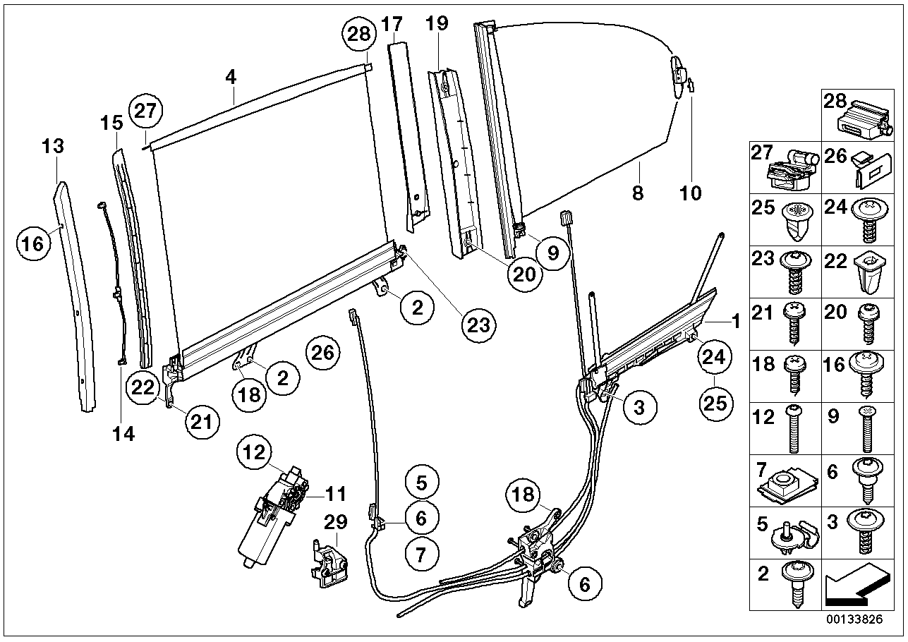 BMW 51167019941 Clip